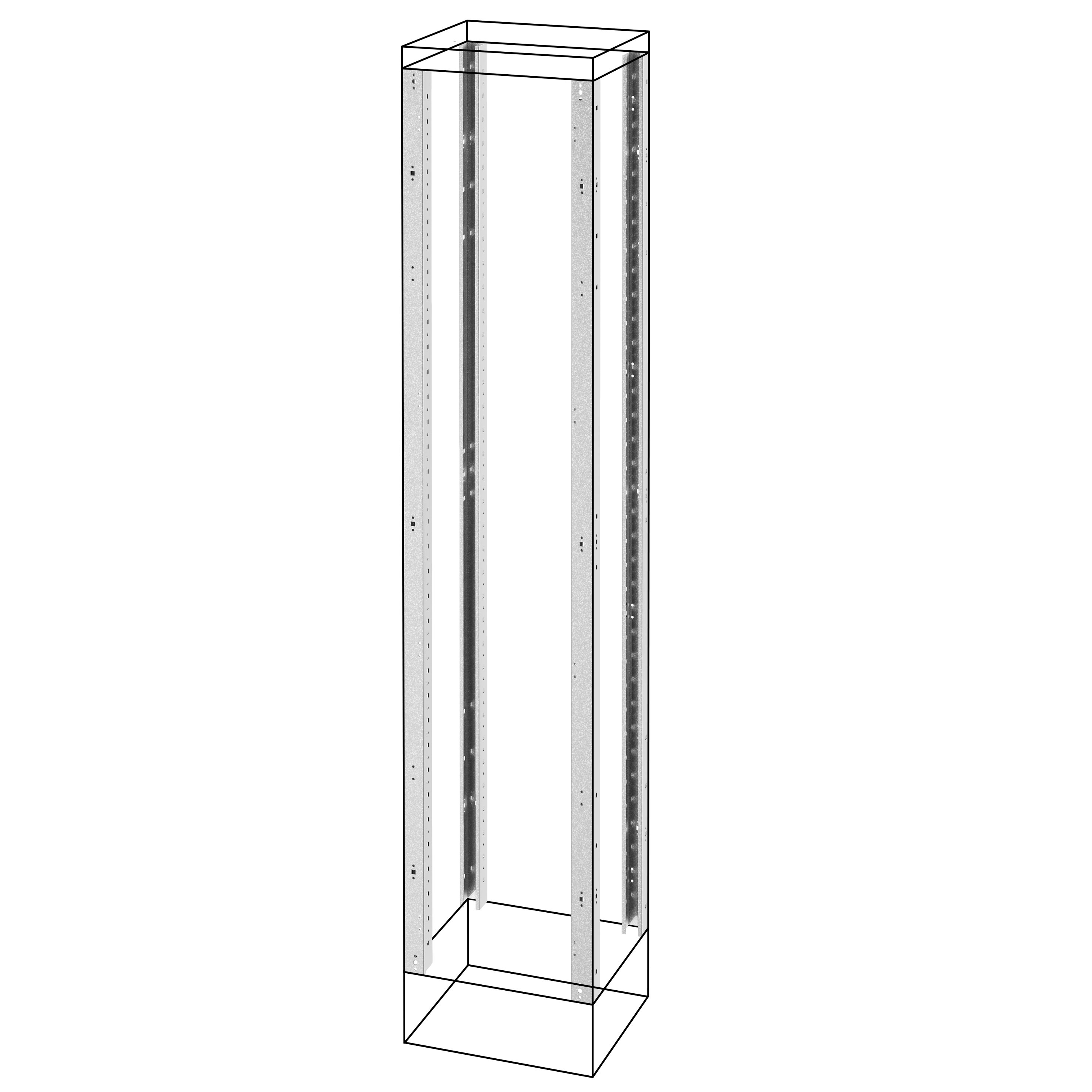 GEWISS - MONTANTI E TELAI FUNZIONALI - VANO ESTERNO - QDX 630 H - 400X1800MM