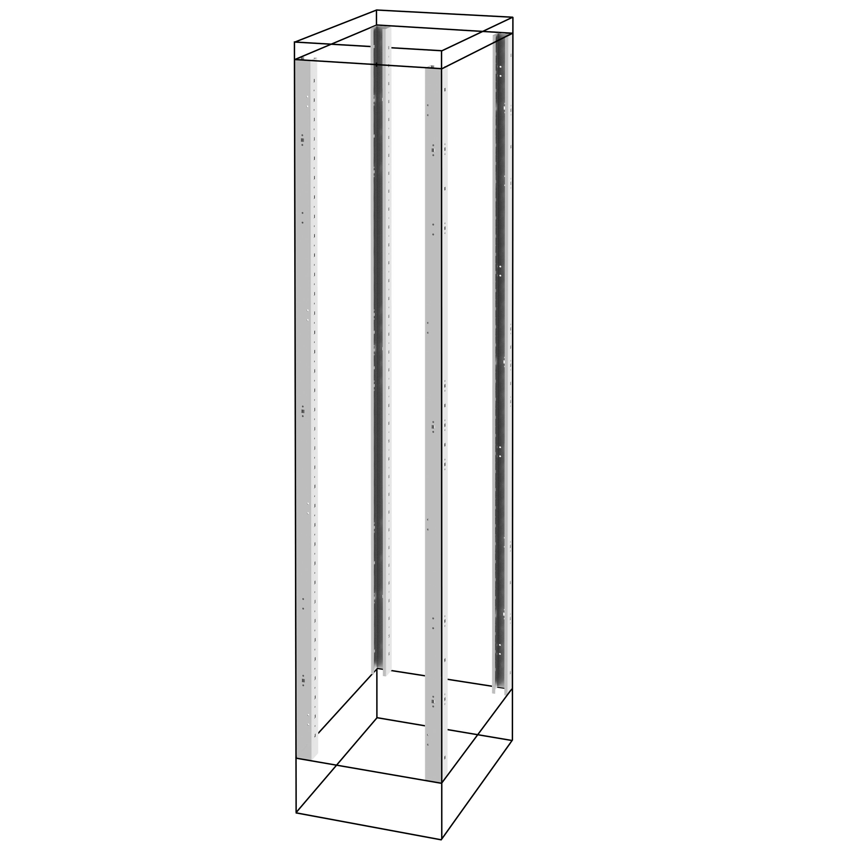 GEWISS - MONTANTI E TELAIO FUNZIONALE - VANO ESTERNO - QDX 1600 H - 400X2000MM