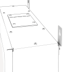 GEWISS - STAFFE DI FISSAGGIO A PARETE DI RICAMBIO - QDX 630 H - PER QUADRI DA PARETE