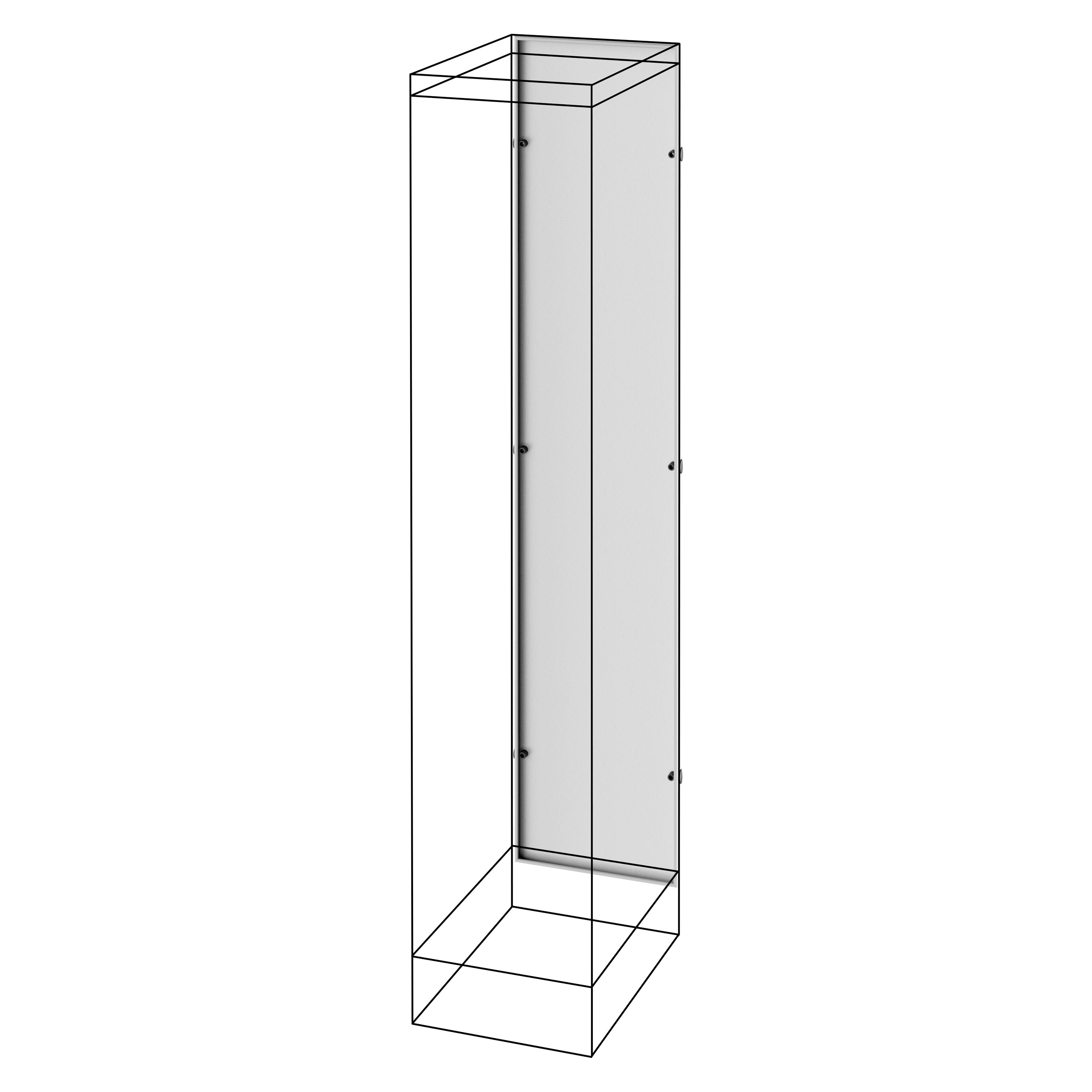 GEWISS - PANNELLO POSTERIORE - QUADRO DA PAVIMENTO - VANO ESTERNO - QDX 630 H - QDX 1600 H - 400x2000mm