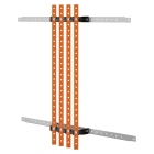 GEWISS - COPPIA DI PORTABARRE - PER BARRE PIATTE 25x4-30x5 - 250-400A - PER STRUTTURE P=300 - STRUTTURA B=850 - PER QDX 630L