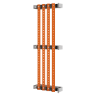 GEWISS - COPPIA DI PORTABARRE - PER BARRE PIATTE 30x10 - 630A - PER STRUTTURE P=300 - VANO ESTERNO - PER QDX 630L