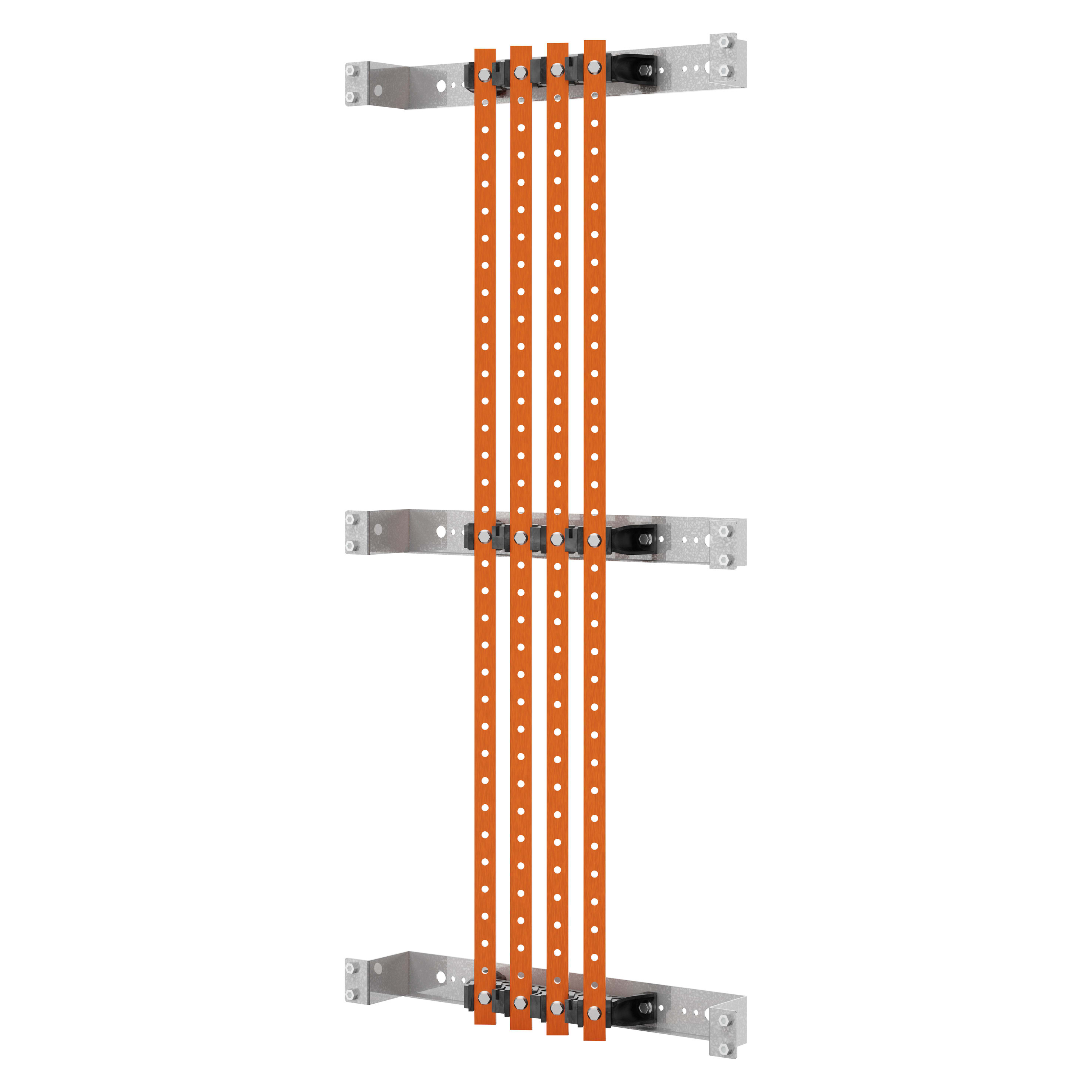 GEWISS - COPPIA DI PORTABARRE - PER BARRE PIATTE 20x5-30x5 - 250-400A - STRUTTURA B=600 - PER QDX 630H-1600H