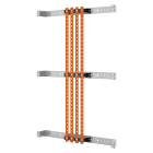 GEWISS - COPPIA DI PORTABARRE - PER BARRE PIATTE 20x5-30x5 - 250-400A - STRUTTURA B=850 - PER QDX 630H-1600H