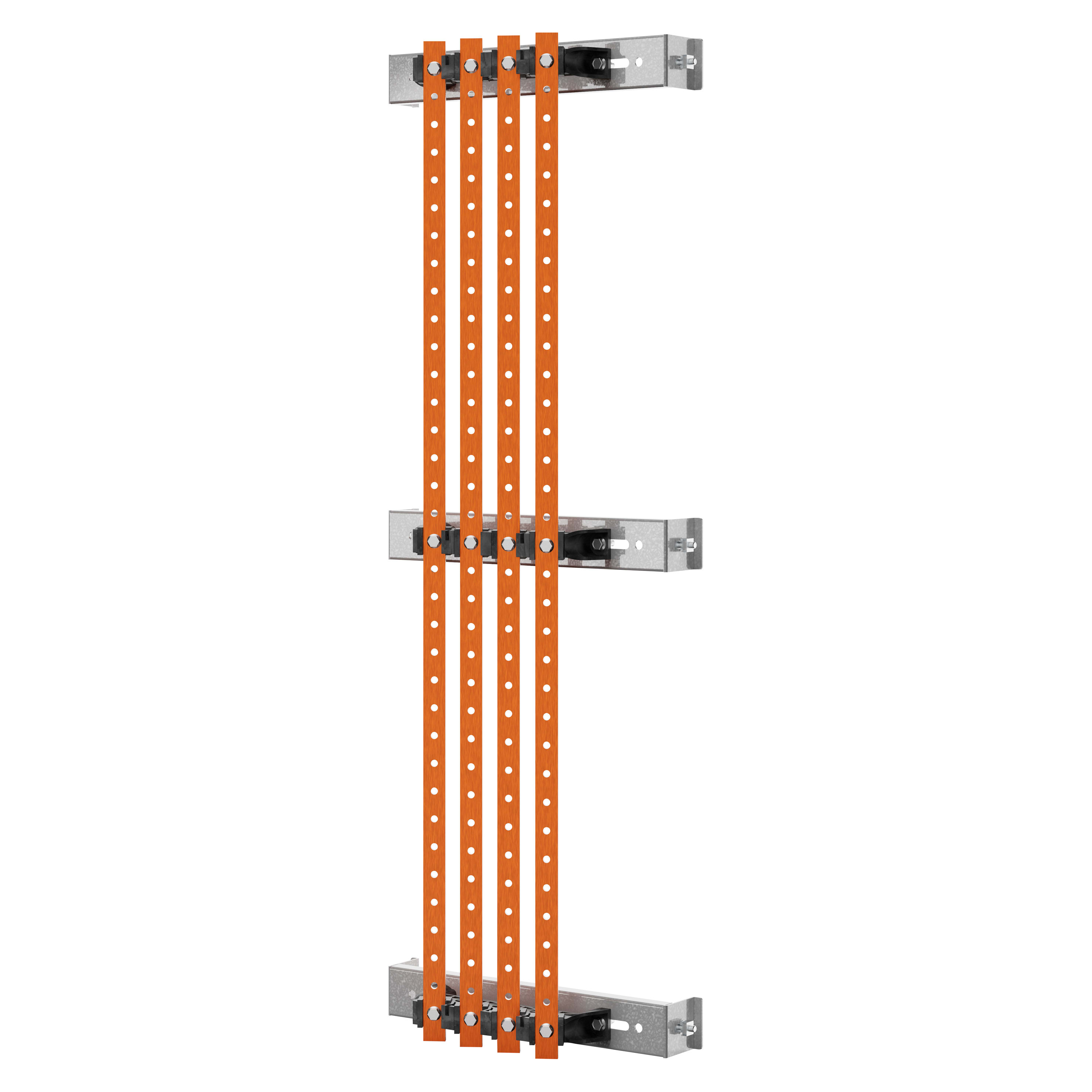 GEWISS - COPPIA DI PORTABARRE - PER BARRE PIATTE 20x5-30x5 - 250-400A - PER STRUTTURE 250-400 - VANO ESTERNO - PER QDX 630H