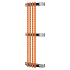 GEWISS - COPPIA DI PORTABARRE - PER BARRE PIATTE 20x5-30x5 - 250-400A - PER STRUTTURE 250-400 - VANO ESTERNO - PER QDX 630H