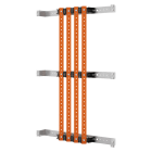 GEWISS - COPPIA DI PORTABARRE - PER BARRE PIATTE 30x10 - 630A - PER STRUTTURE P=400 - STRUTTURA B=850 - PER QDX 630H
