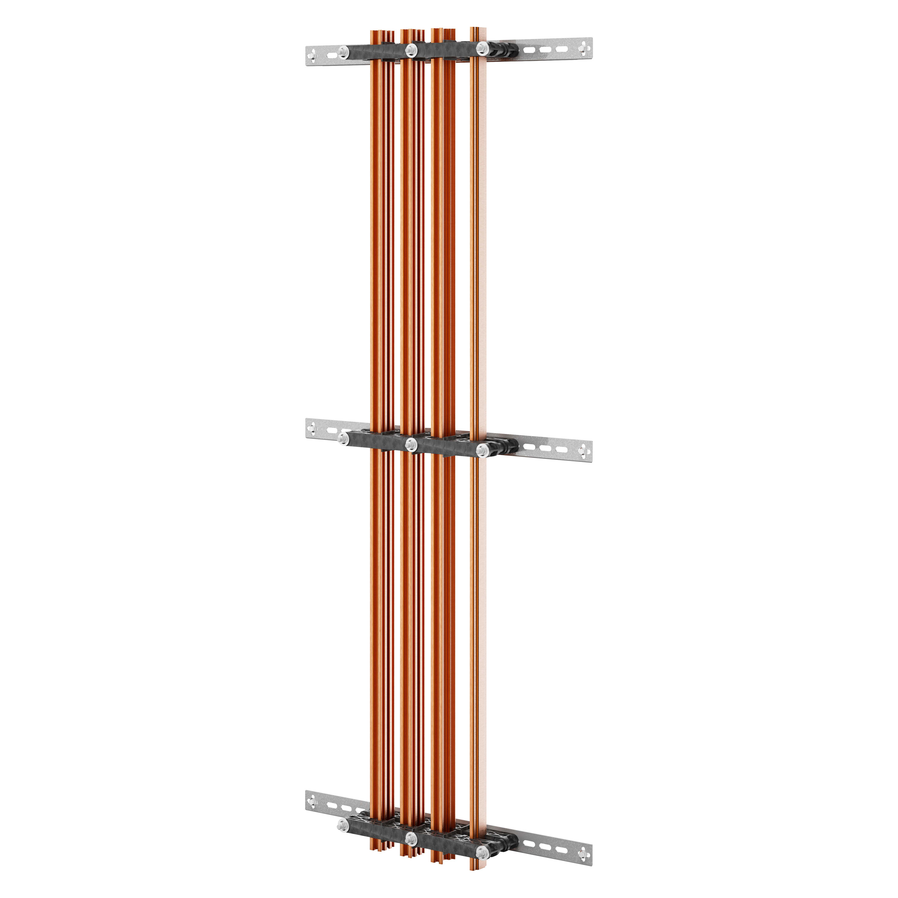 GEWISS - COPPIA DI PORTABARRE - PER BARRE SAGOMATE - 800-1250-1600A - PER STRUTTURE P=800 - VANO AFFIANCATO/ESTERNO - PER QDX 1600H
