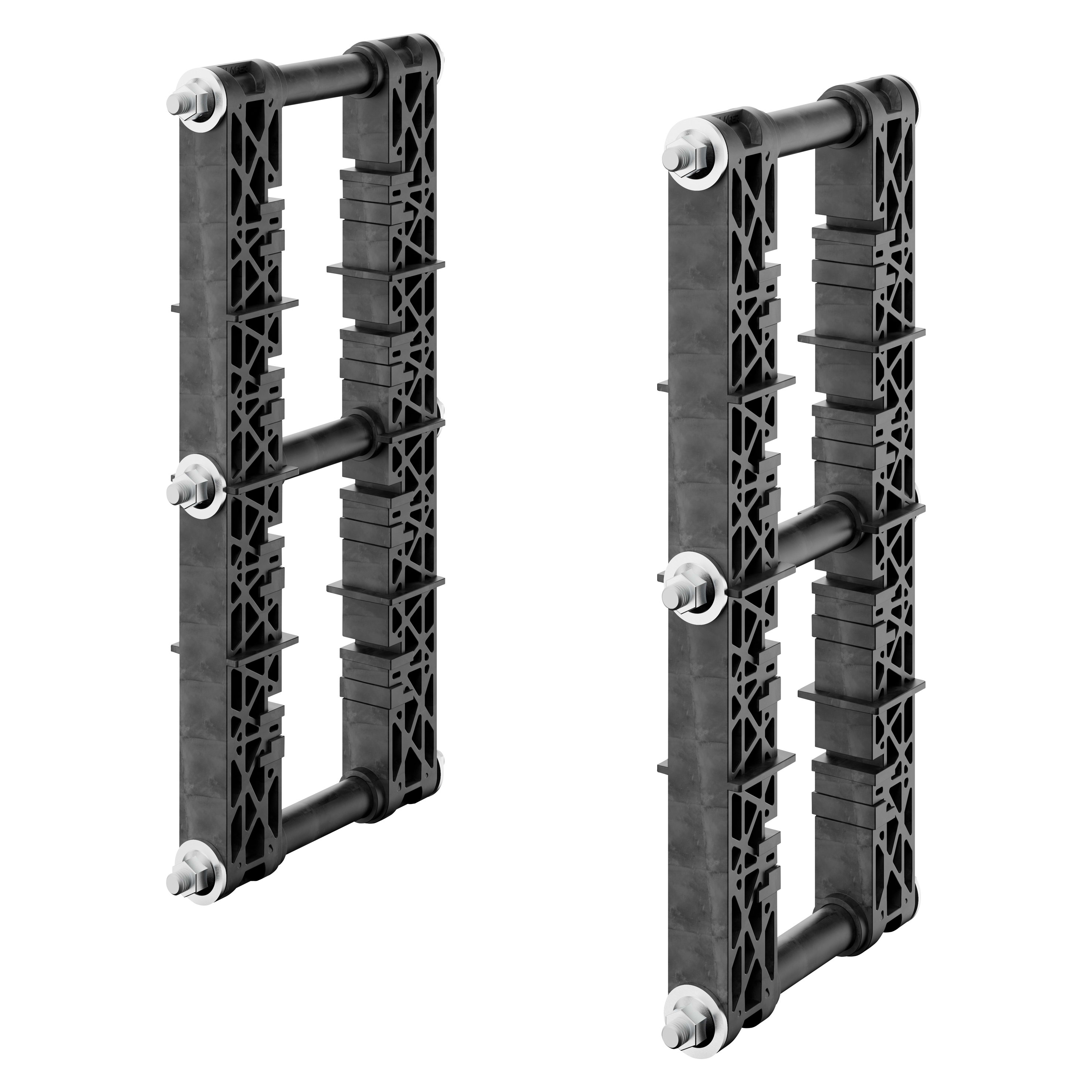 GEWISS - COPPIA DI PORTABARRE - PER BARRE PIATTE 60x5-100x5-100x10 - 800-1250-1600A - PER STRUTTURE P=600-800 - PER QDX 1600H