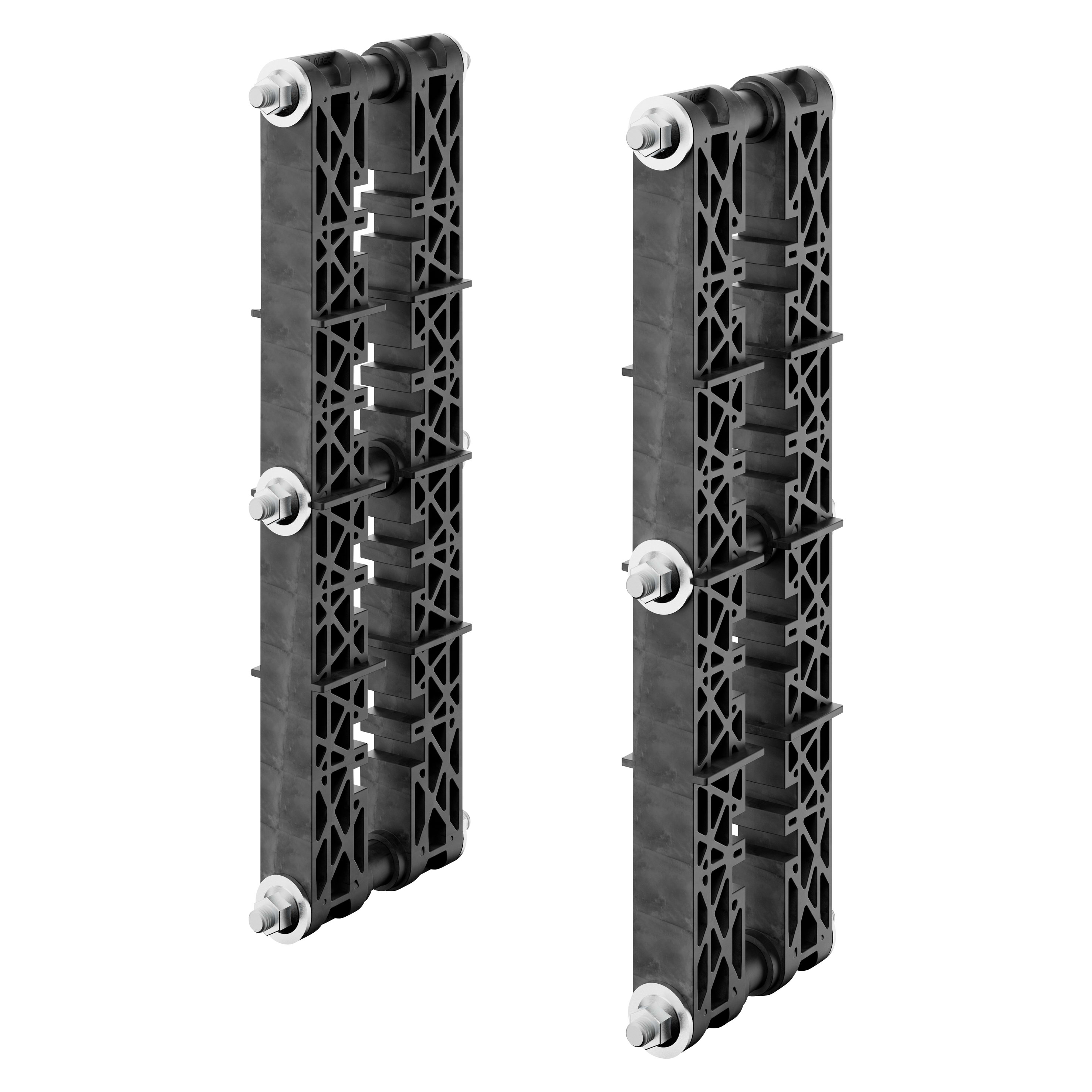 GEWISS - COPPIA DI PORTABARRE - PER BARRE SAGOMATE - 800-1250-1600A - PER STRUTTURE P=600-800 - PER QDX 1600H