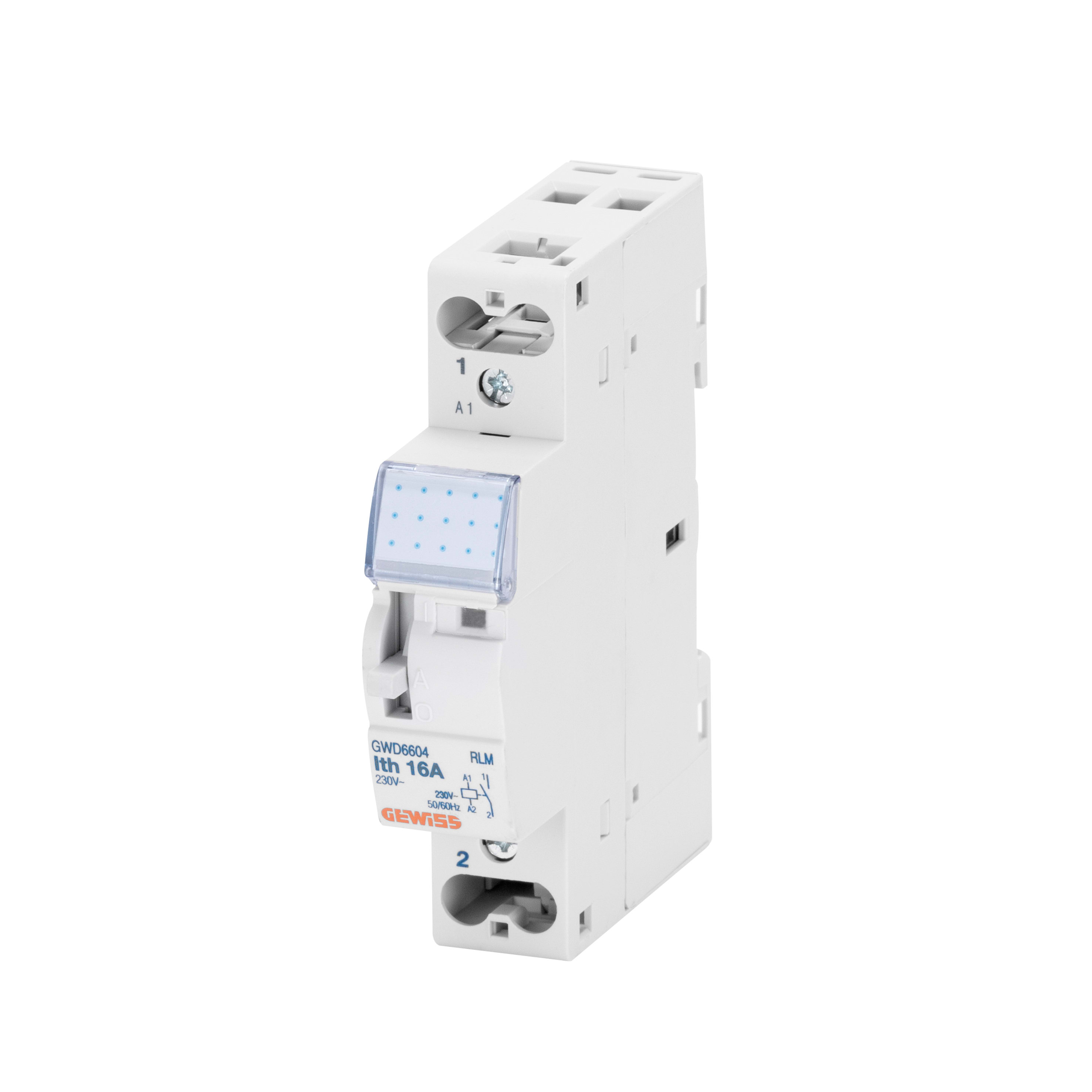 GEWISS - RELE' MONOSTABILE - 16A - 1NA 230V ac - 1 MODULO