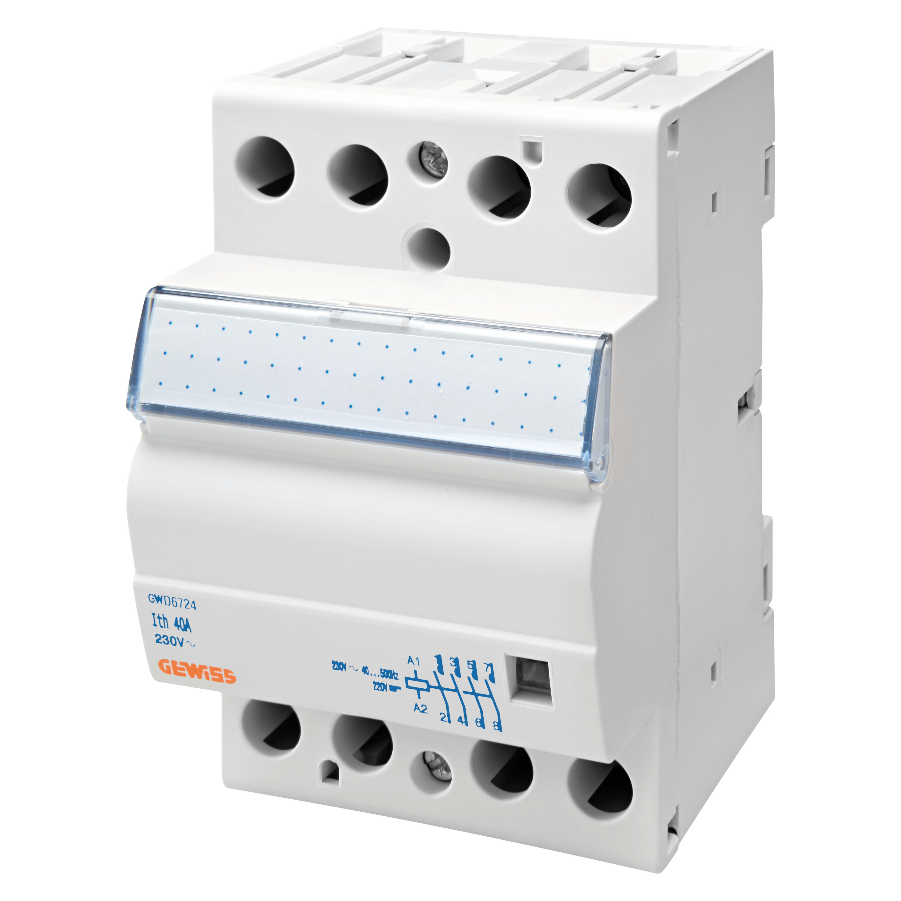GEWISS - CONTATTORE CTR - 40A 4NA 230V - 3 MODULI