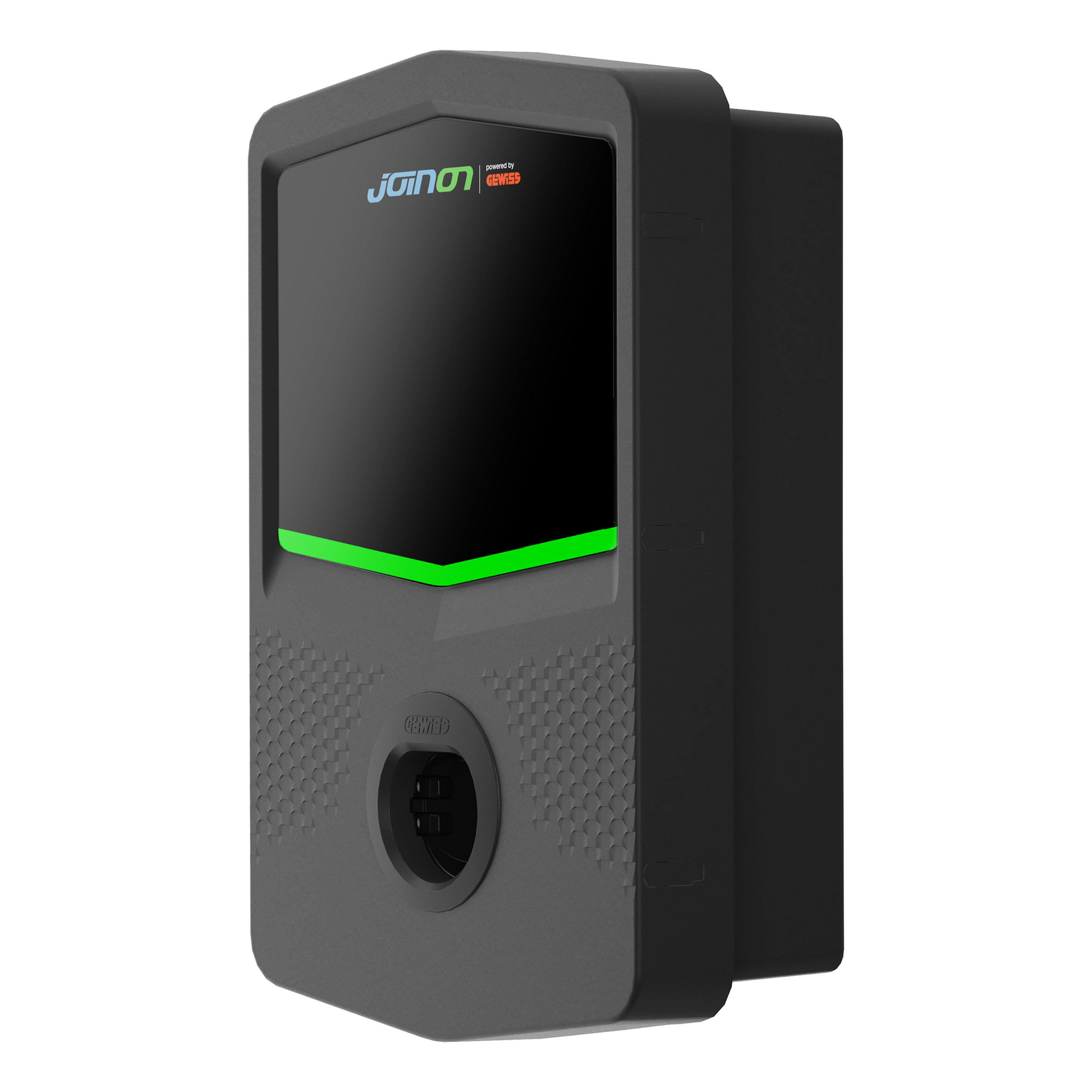 GEWISS - WALLBOX I-CON EVO - PER CONTESTI RESIDENZIALI - PRESA T2S - ACCESSO FREE/APP - WiFi - 7,4KW - DC LEAKAGE