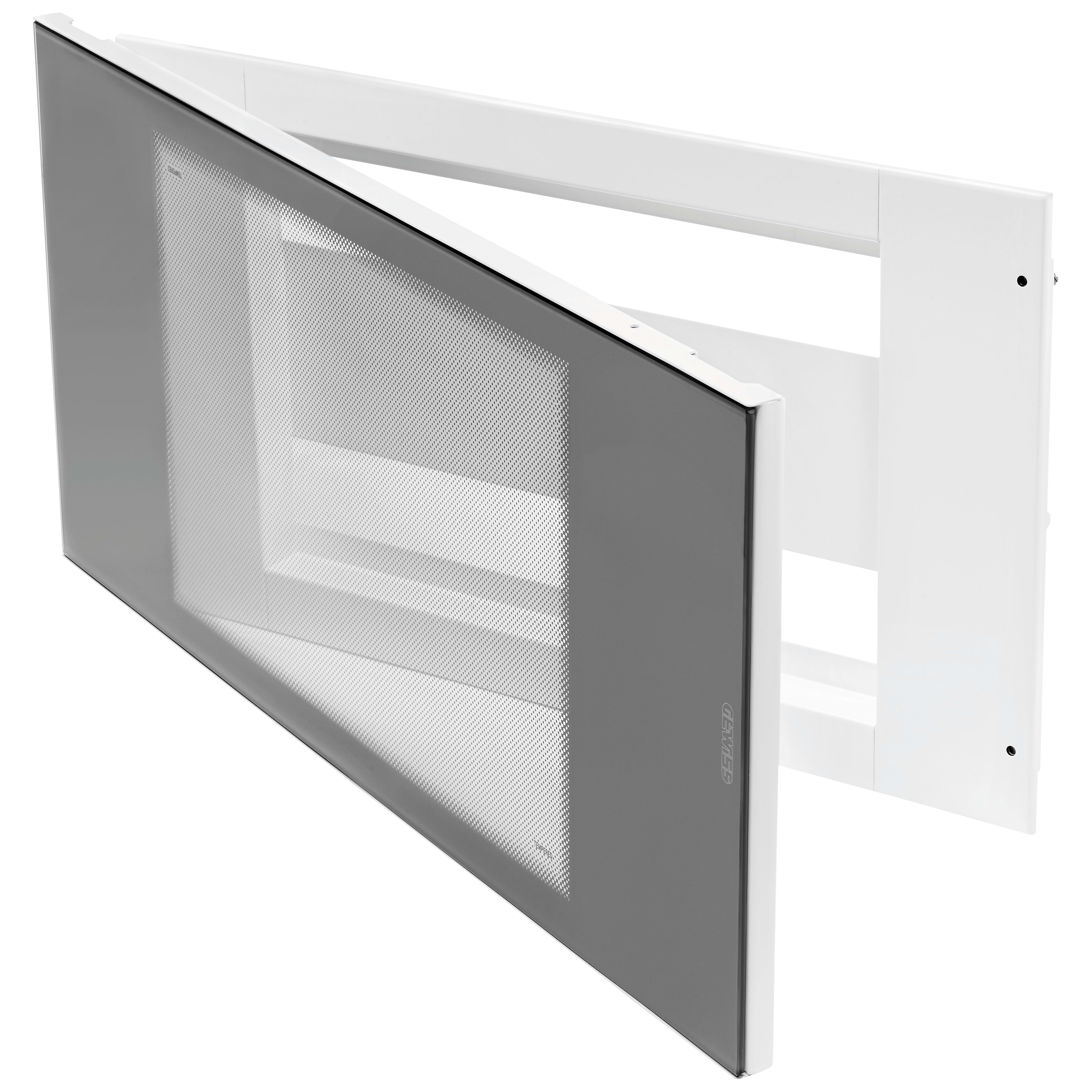 GEWISS - DOMO CENTER - CENTRALINO - 40 MODULI - PORTELLA VETRO TRASPARENTE FUME' - BIANCO RAL 9003