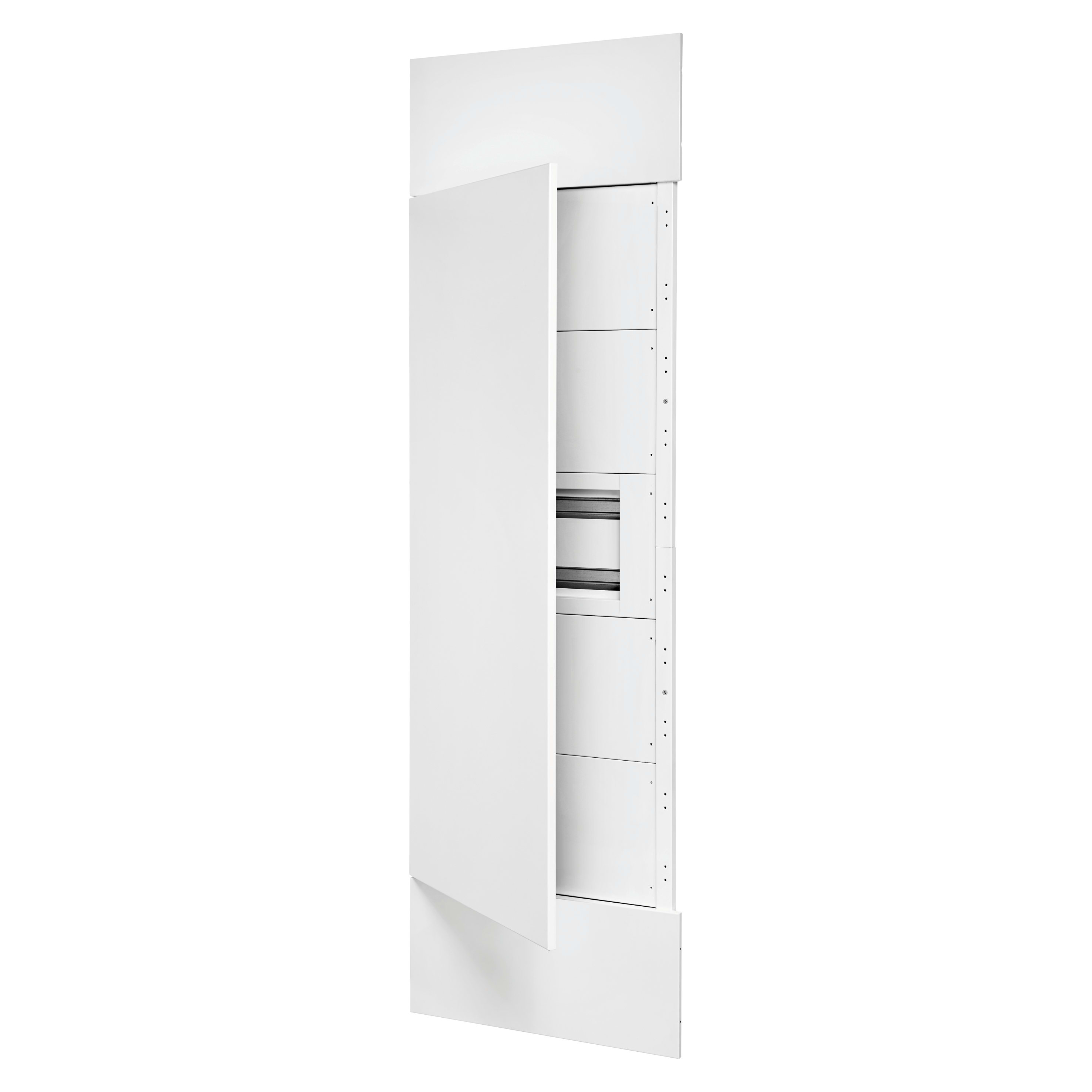 GEWISS - DOMO CENTER - KIT FRONTALE - PORTA METALLO - 1 CENTRALINO 40 MODULI - H.2700 - BIANCO RAL 9003