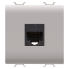 GEWISS - PRESA RJ45 - CATEGORIA 5e - UTP - 2 MODULI - NATURAL BEIGE SATINATO - CHORUSMART
