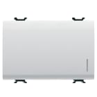 GEWISS - PULSANTE UNIPOLARE 250V ac - NA 16A ILLUMINABILE - CON DIFFUSORE - 3 MODULI - BIANCO SATINATO - CHORUSMART