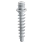 GEWISS - TASSELLO DI FISSAGGIO PER COLLARE Ø 8 MM - HALOGEN FREE - GRIGIO RAL7035