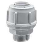 GEWISS - RACCORDO FISSO DIRITTO CON PASSO PG RUNPG - IP54 - DIAMETRO GUAINA 10 - PASSO 7 - GRIGIO RAL7035