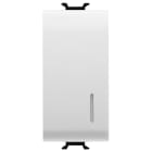 GEWISS - PULSANTE UNIPOLARE 250V ac - NA 16A ILLUMINABILE - CON DIFFUSORE - 1 MODULO - BIANCO LUCIDO - CHORUSMART