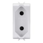 GEWISS - PRESA STANDARD ISRAELIANO - 250 V ac - 2P 10 A - 1 MODULO - BIANCO LUCIDO - CHORUSMART