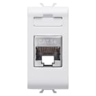 GEWISS - PRESA RJ45 - CATEGORIA 5e - FTP - 1 MODULO CHORUSMART - BIANCO LUCIDO