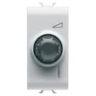 GEWISS - REGOLATORE ELETTRONICO ROTATIVO - DEVIATORE - 230V ac 50/60Hz - RESISTIVO 100-500W / INDUTTIVO 100-500VA - 1 MODULO - BIANCO LUCIDO - CHORUSMART