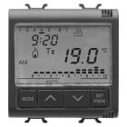 GEWISS - CRONOTERMOSTATO PROGRAMMAZIONE GIORNALIERA/SETTIMANALE - 230V ac 50/60Hz - 2 MODULI - NERO SATINATO - CHORUSMART