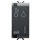 GEWISS - SONDA TERMOREGOLAZIONE/UMIDITÀ - KNX - 1 MODULO - NERO - CHORUSMART