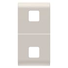 GEWISS - TASTO INTERCAMBIABILE PER COMANDI ASSIALI - DA COMPLETARE CON 2 LENTI - 1 MODULO - NATURAL BEIGE SATINATO - CHORUSMART