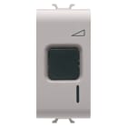 GEWISS - REGOLATORE ELETTRONICO A PULSANTE - 230V ac 50/60Hz - RESISTIVO 60-500W / INDUTTIVO 60-500VA - 1 MODULO - NATURAL BEIGE SATINATO - CHORUSMART