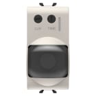 GEWISS - RIVELATORE DI MOVIMENTO A RAGGI INFRAROSSI - 230 V ac 50/60 Hz - NATURAL BEIGE SATINATO - 1 MODULO - CHORUSMART