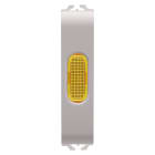 GEWISS - SPIA DI SEGNALAZIONE SINGOLA - AMBRA - 1/2 MODULO - NATURAL BEIGE SATINATO - CHORUSMART