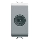 GEWISS - PRESA AUDIO VIDEO - PER ALTOPARLANTE - 1 MODULO - TITANIO - CHORUSMART