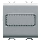 GEWISS - SUONERIA A TRE TONALITA' E 3 INGRESSI INDIPENDENTI - 12V ac/dc 6VA 80 dBA 1 METRO - 2 MODULI - TITANIO - CHORUSMART