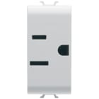 GEWISS - PRESA STANDARD USA 250/125V ac - 2P+T 15A - 1 MODULO - BIANCO SATINATO - CHORUSMART