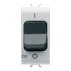 GEWISS - INTERRUTTORE AUTOMATICO MAGNETOTERMICO - CURVA C - 1P+N 6A 230Vac - 1 MODULO - BIANCO SATINATO - CHORUSMART