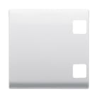 GEWISS - TASTO INTERCAMBIABILE PER PULSANTIERA - DA COMPLETARE CON 2 LENTI - 2 MODULI - BIANCO SATINATO - CHORUSMART