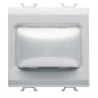 GEWISS - SPIA SPORGENTE - 12V ac/dc / 230V ac 50/60 Hz - OPALE - 2 MODULI - BIANCO SATINATO - CHORUSMART