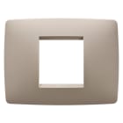 GEWISS - PLACCA ONE - IN TECNOPOLIMERO - 2 POSTI - CANAPA - CHORUSMART