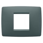 GEWISS - PLACCA ONE - IN TECNOPOLIMERO VERNICIATO - 2 POSTI - OTTANIO - CHORUSMART