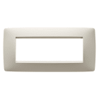 GEWISS - PLACCA ONE - IN TECNOPOLIMERO - 6 POSTI - AVORIO - CHORUSMART GW16106TI