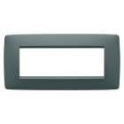 GEWISS - PLACCA ONE - IN TECNOPOLIMERO VERNICIATO - 6 POSTI - OTTANIO - CHORUSMART GW16106VZ