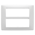 GEWISS - PLACCA ONE - IN TECNOPOLIMERO - 12 POSTI - BIANCO - CHORUSMART