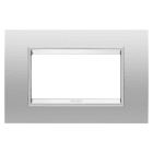 GEWISS - PLACCA LUX - IN METALLO - 4 POSTI - MAGNETIC GRAY - CORNICE MAGNETIC GRAY OPACO - CHORUSMART