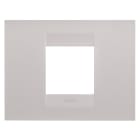 GEWISS - PLACCA GEO - IN TECNOPOLIMERO VERNICIATO - 2 POSTI - NATURAL BEIGE - CHORUSMART