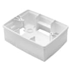 GEWISS - SCATOLA DA PARETE - PER PLACCHE ONE - STANDARD ITALIANO 4 POSTI - NERO - CHORUSMART