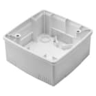 GEWISS - SCATOLA DA PARETE - PER PLACCHE ONE - STANDARD INTERNATIONAL 2 POSTI - NERO - CHORUSMART