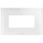GEWISS - PLACCA ICE - IN VETRO - 4 POSTI - BIANCO - CHORUSMART