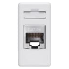 GEWISS - PRESA RJ45 - 4 COPPIE - CATEGORIA 5E - FTP - TOOLLESS - 1 MODULO - SYSTEM WHITE